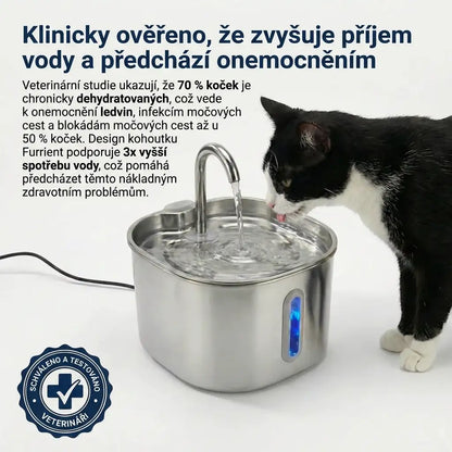 Furrient - Nerezová Fontánka Pro Kočky